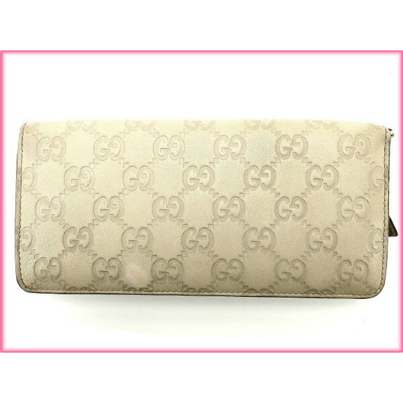Gucci long Wallet white ssima - Picture 1 of 6